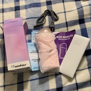 Pink Hair Removal Wax Kit